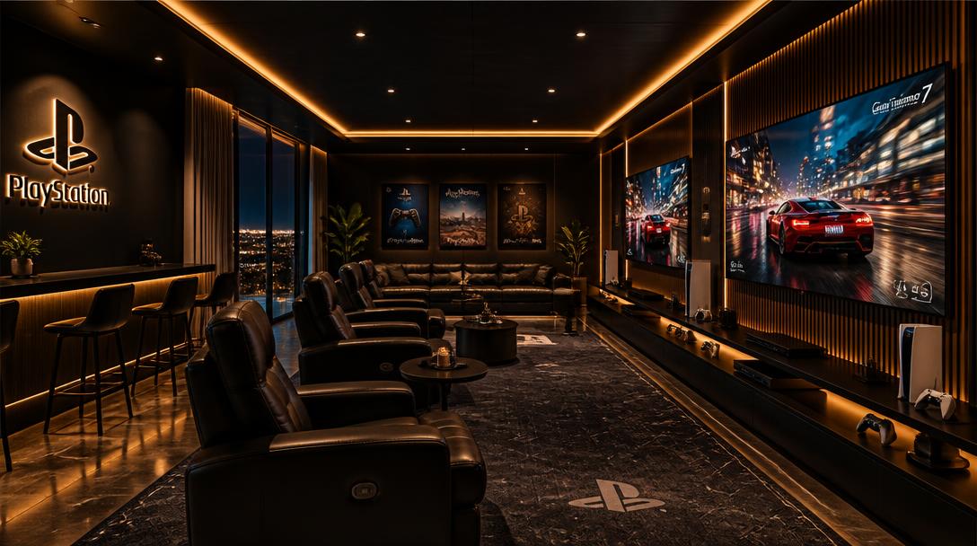 PlayStation Suite gaming lounge